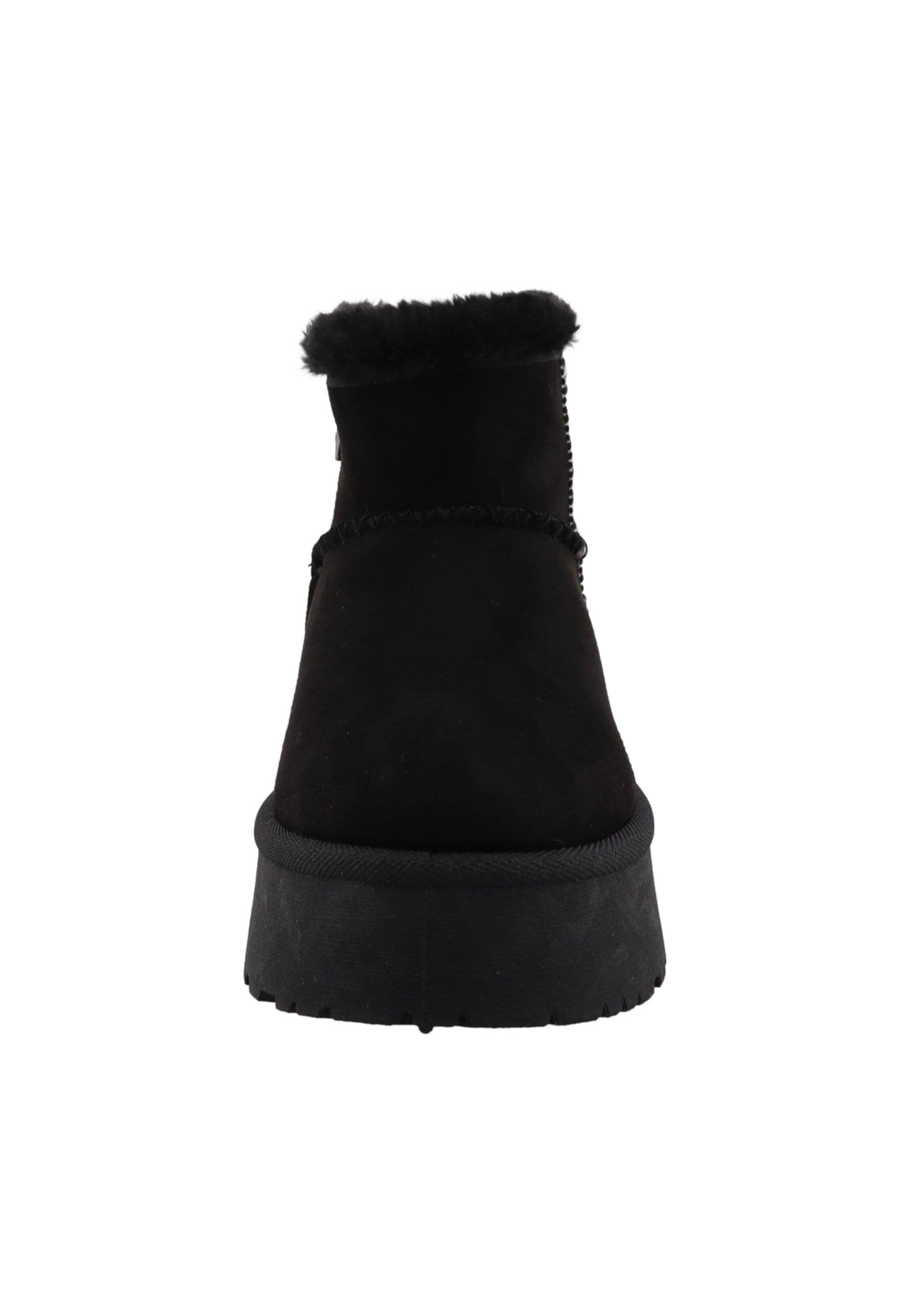 Stiefel TOM TAILOR "Tom Tailor Winter Boots", Damen, Gr. 40, schwarz, Polyester, unifarben, Schuhe Stiefel