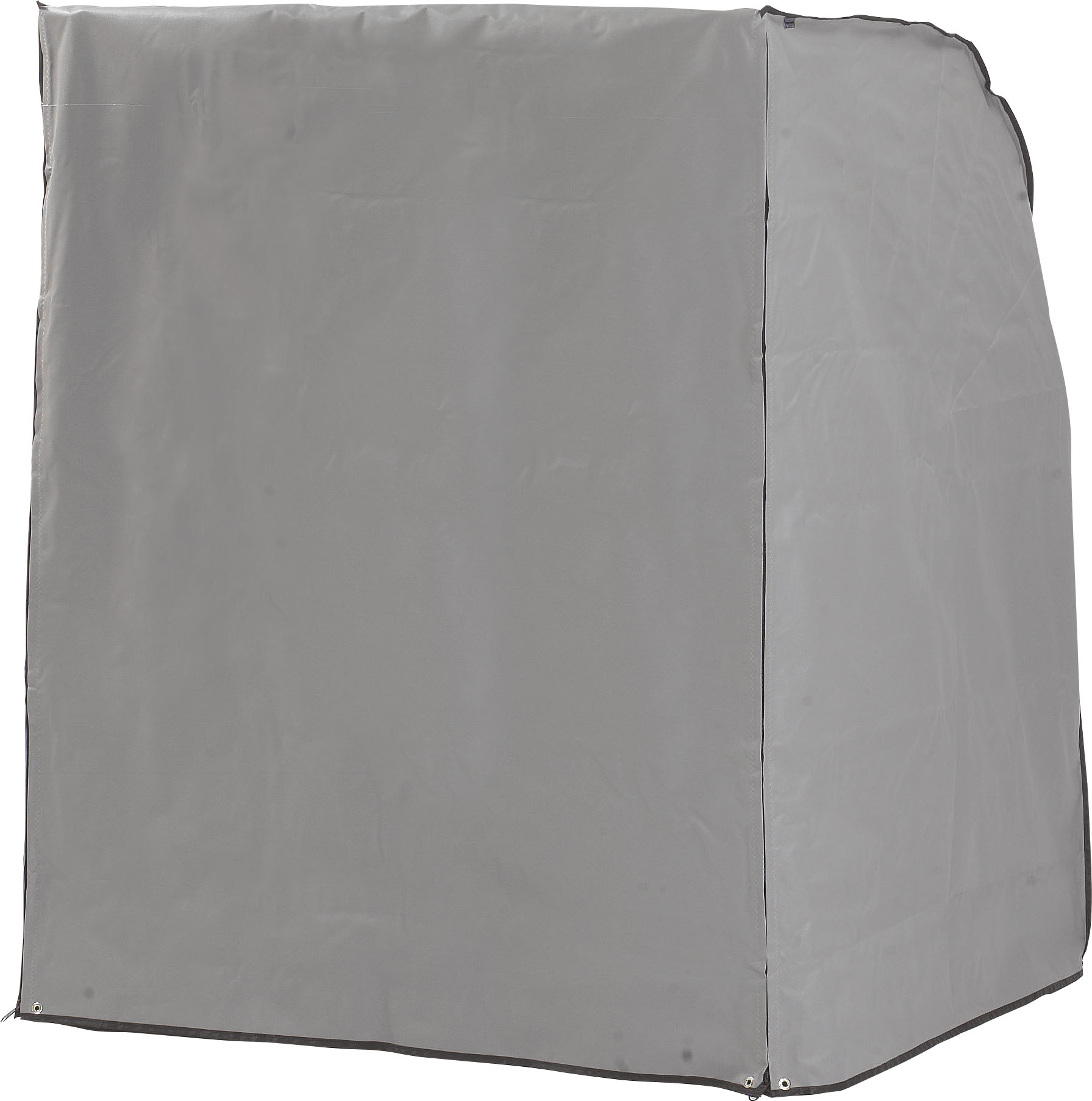 Strandkorb-Schutzhülle SONNEN PARTNER "TOPSELLER", grau, B:144cm H:154cm L:114cm, Polyester, Planen, für XL-2-Sitzer