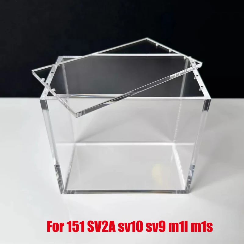 Für PTCG-Kartenetui, ultraklarer Acryl-Displayhalter für SV2A/SV10/SV9/M1L/M1S Sammelkarten Image