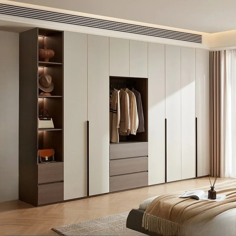 Nordic Kleiderschränke Organizer Lagerung Kleidung Schrank Dressing Schrank/Schrank Schränke Tröster Holz Schlafzimmer Möbel