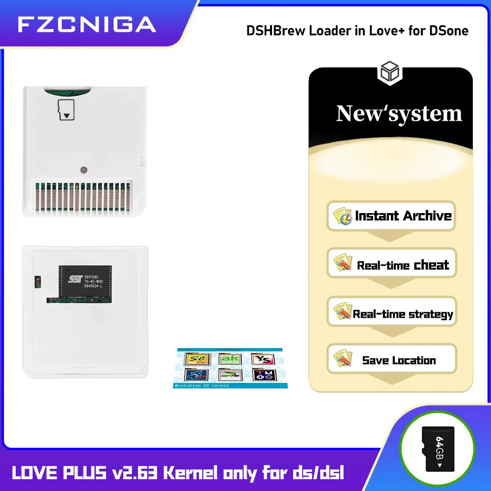 R4 Videospiele-Speicherkarte „Download By Self“ 3DS-Spiel-Flashcard-Adapter, unterstützt Nintend NDS MD GB GBC FC PCE SD-Kartenadapter