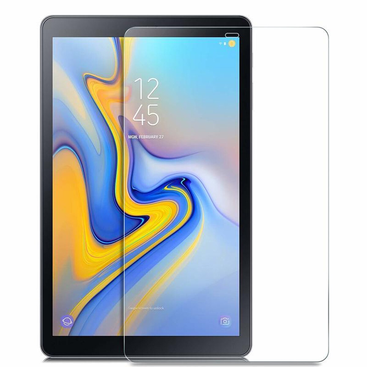 Lobwerk 2x Schutzfolie für Samsung Galaxy Tab A SM-T387 2018 8.0 Zoll Displayschutz Folie klar transparent Anti-Fingerprint Image