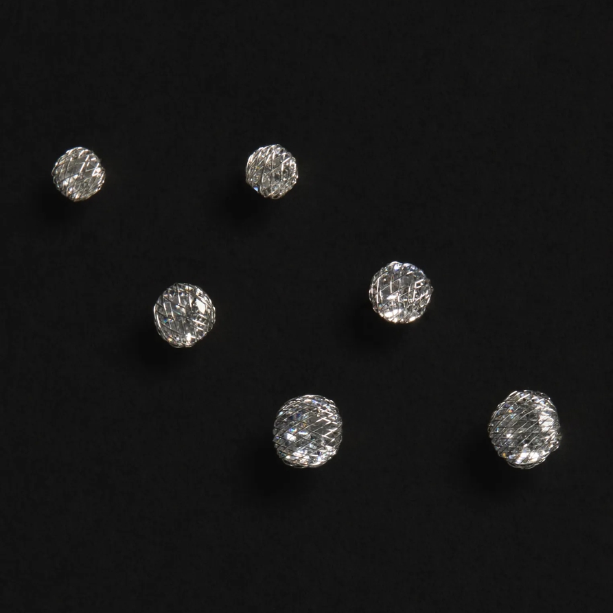 Lucky Brand Crystal Stud Set - Women's Ladies Accessories Jewelry Earrings in Silver