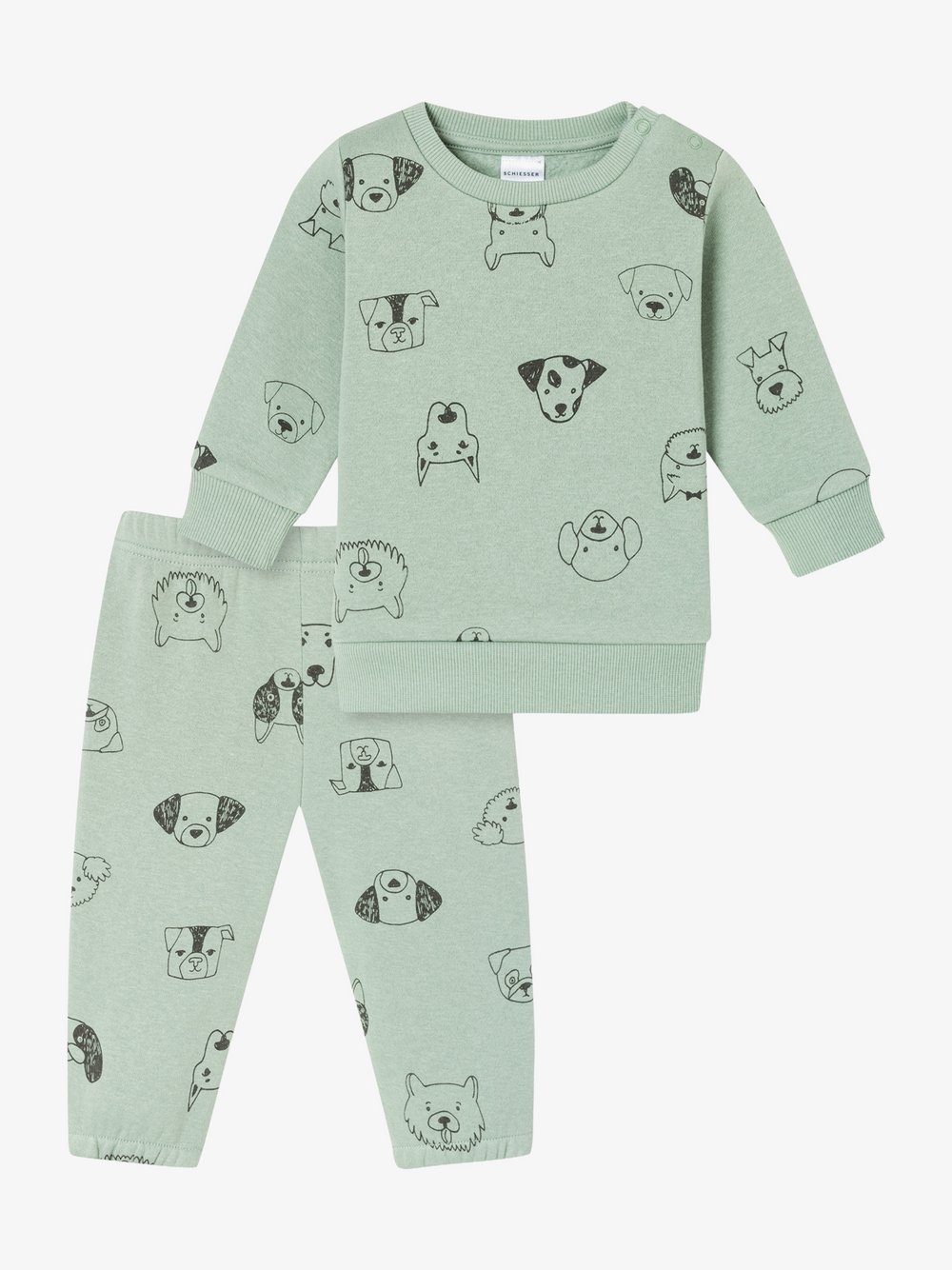 Schiesser Pyjama Mädchen oliv, 62 Image