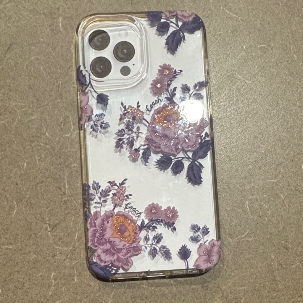 Coach Cell Phones & Accessories | Coach Purple Floral Phone Case | Color: Pink/Purple | Size: Os