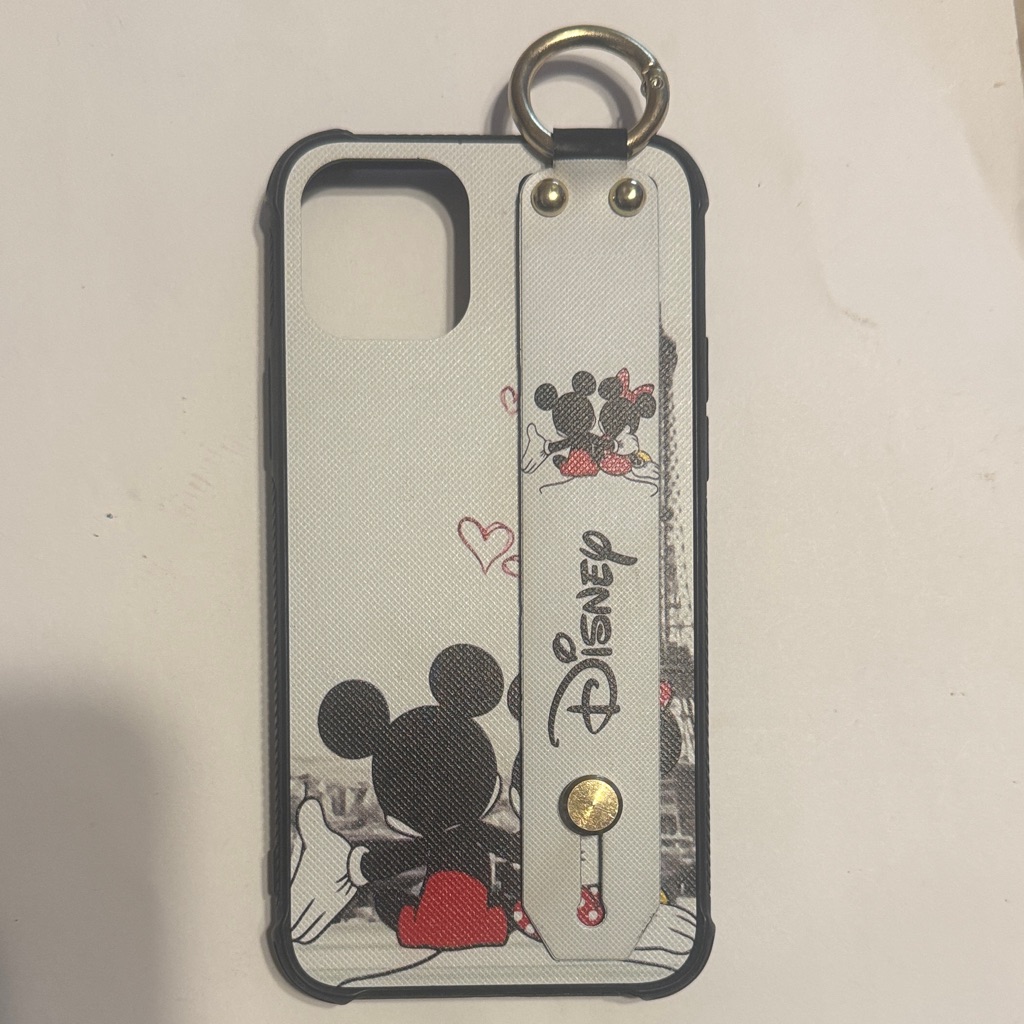 Disney Cell Phones & Accessories | Disney Mickey Mouse Phone Case - Black, White, Red, And Gold | Color: Black/White | Size: Os