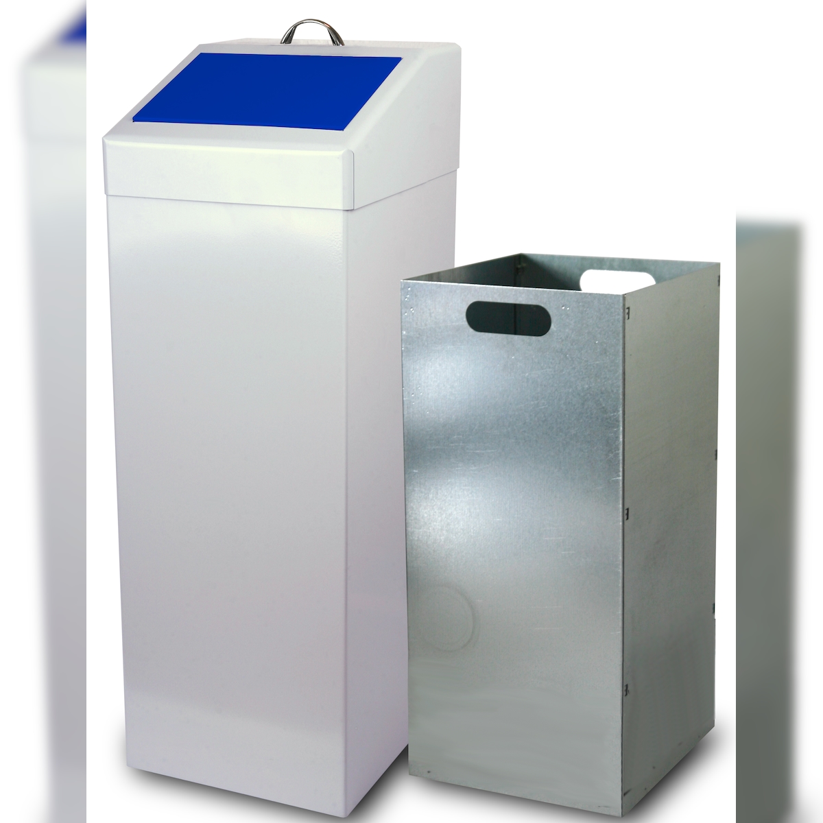 Szagato Wertstoffsammler 87 ltr., HxBxT: 90x34x38cm, blau, inkl. Innenbehälter 87 ltr. (Abfalleimer, Abfallbehälter, Mülleimer) Image