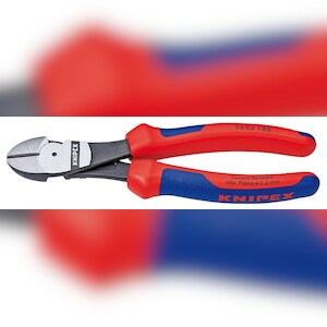 KNIPEX Kraft-Seitenschneider, schwarz atramentiert, 180 mm Image