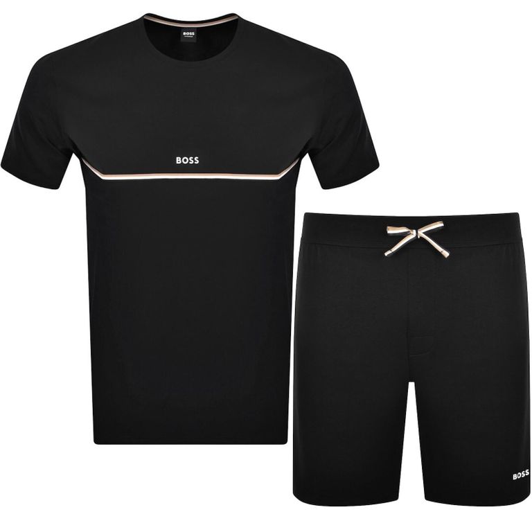 Boss Unique Short Set - Black - BOSS BUSINESS T-Shirts