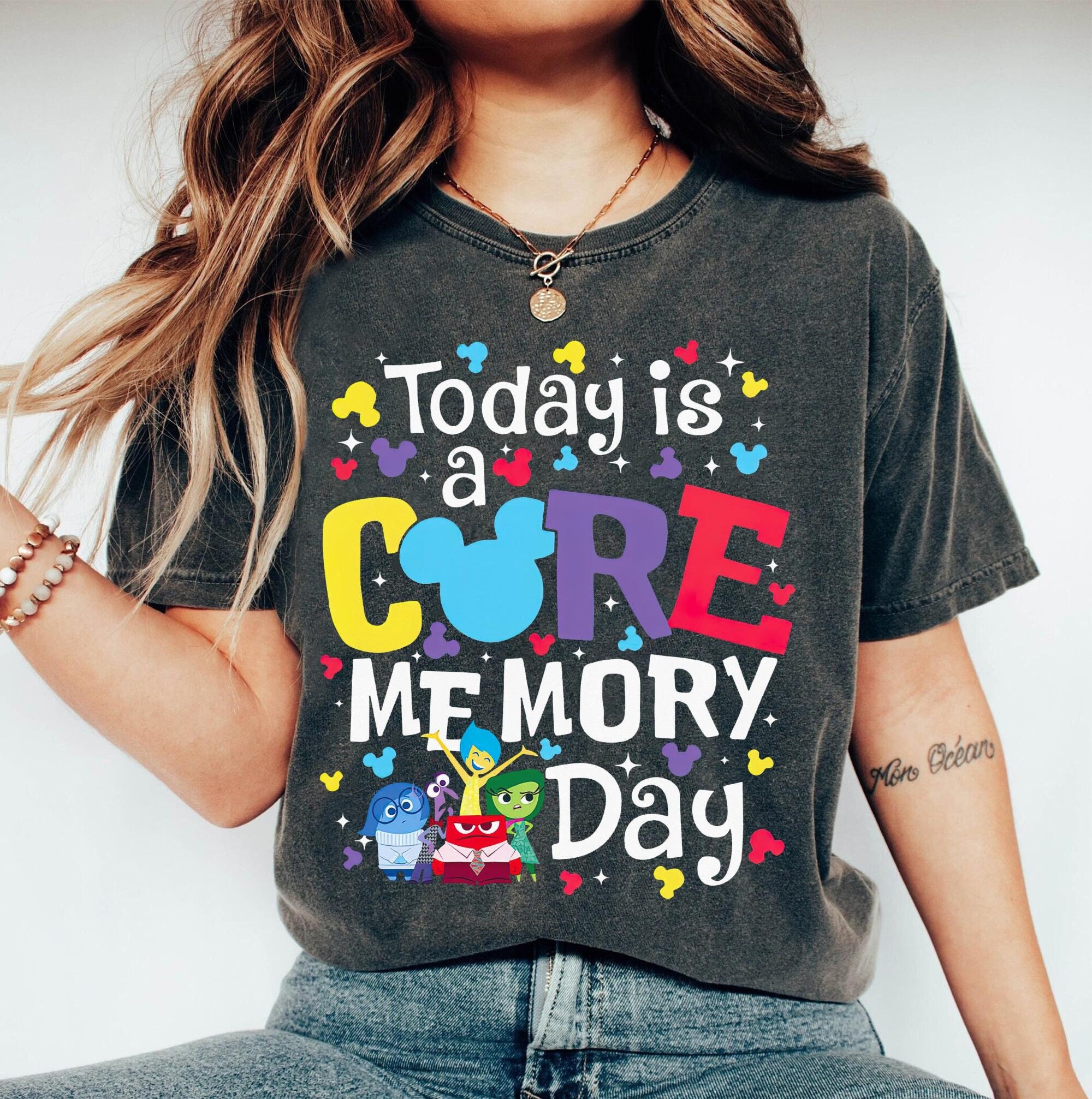 Maglietta Disney Inside Out Friends, maglietta Inside Out Today Is A Core Memory Day, maglietta Disney Inspired Trip, Magic Kingdom, Disney Family Tri