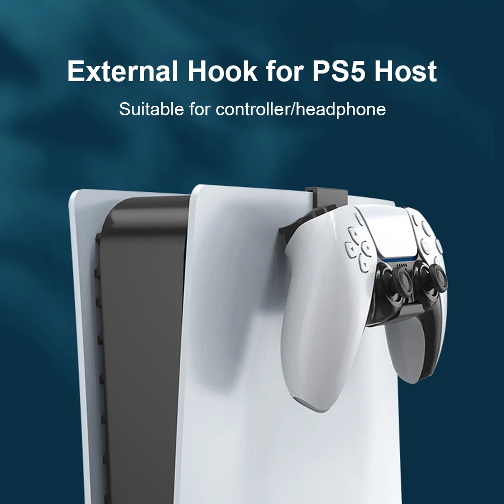PS5 Zubehör Kopfhörer Ständer Wand Halterung Aufhänger Game Controller Halter Haken Headset Hängen Halterung Lagerung Rack für PS Image