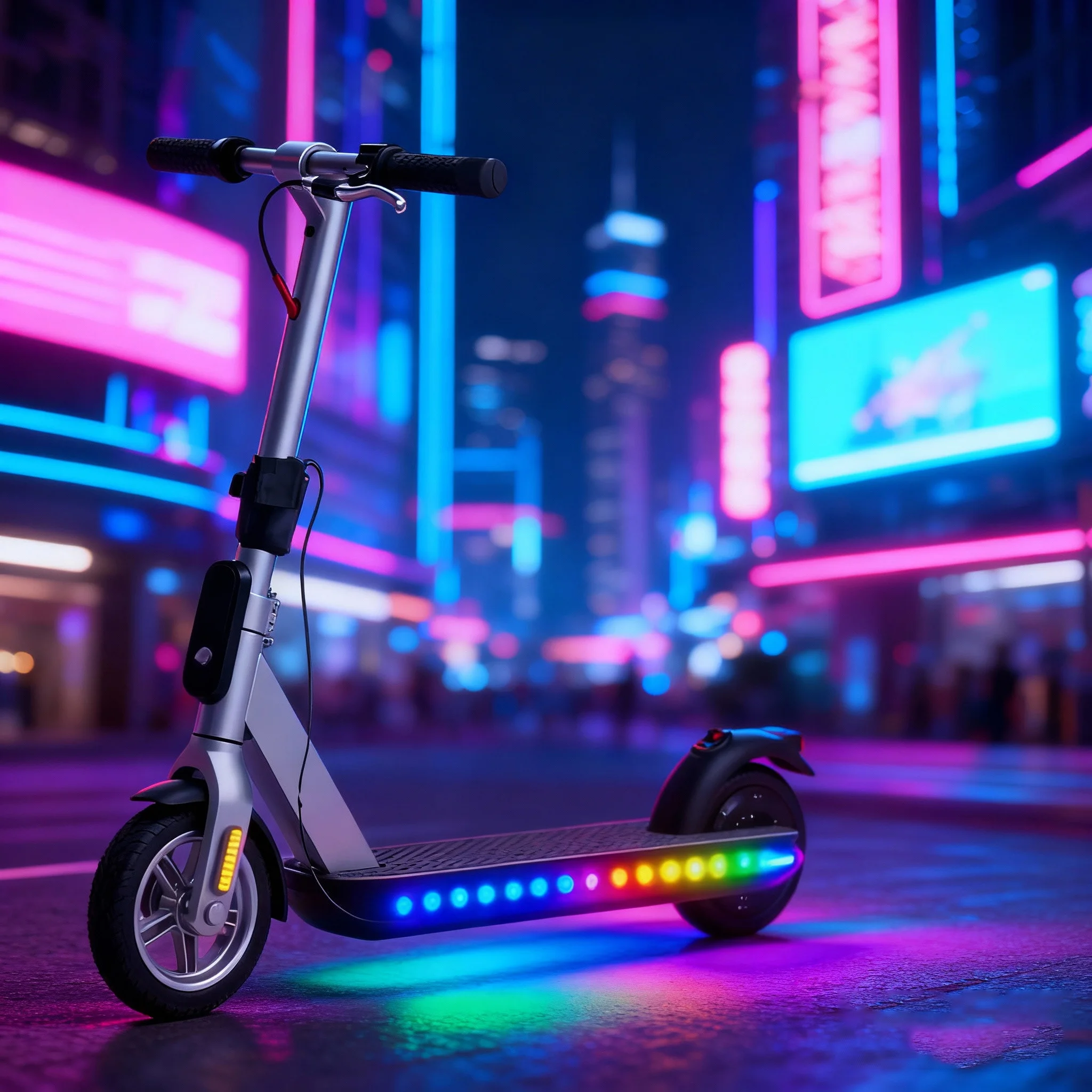 Wasserdicht Roller LED Streifen Skateboard Fahrrad Flexible Diode Band Elektrische Roller Sicherheit Nacht Reiten Licht Lampe Weihnachten Geschenk Image