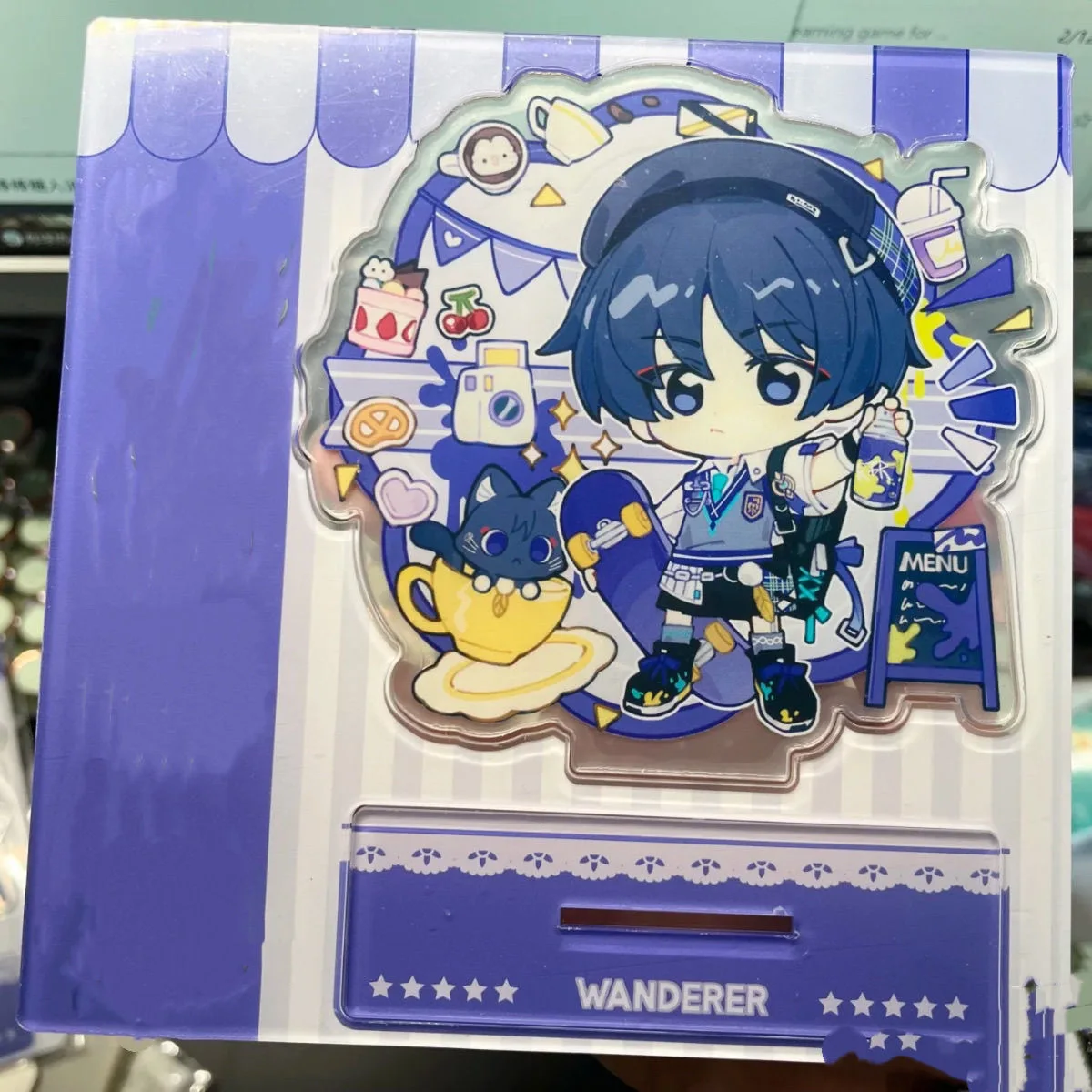 Neue Genshin Impact Scatterers Surrounding Coffee Shops Sign up and Link Tischdekoration Acryl Sign up für Freunde