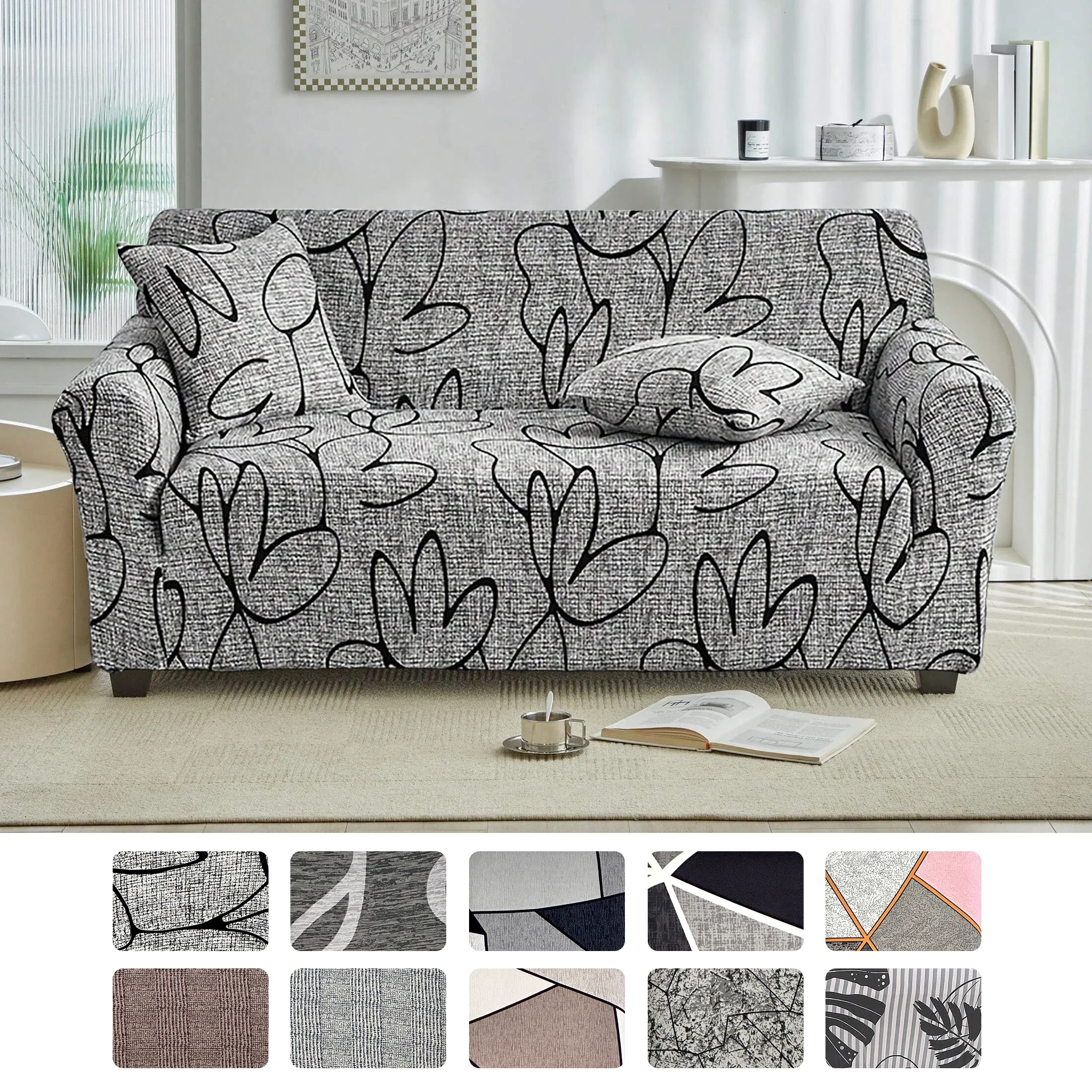 1pc Elastische Sofa Abdeckungen für Wohnzimmer funda sofa Couch Abdeckung Stuhl Protector 1/2/3/4-sitzer Geometrische Sofa Schonbezüge