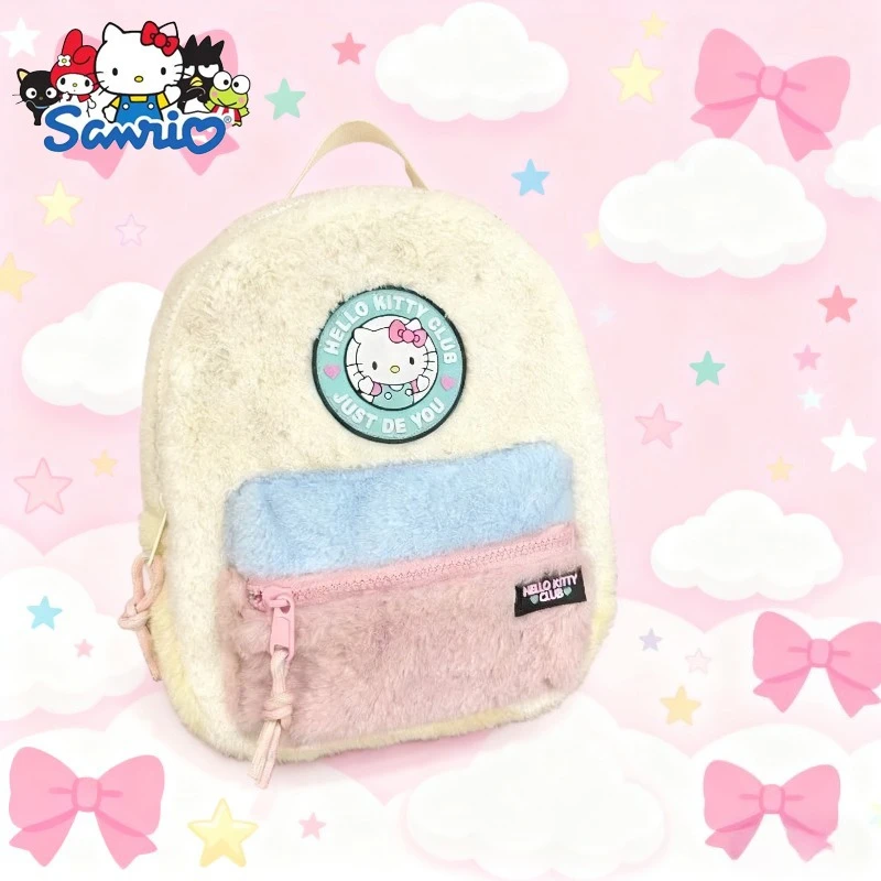 Sanrio Hello Kitty Schultasche Cartoon Rucksack Vielseitiger Kinder Schöner Kindergarten Kinder Schulgeschenk Kuromi Stitch Rucksack