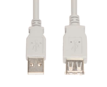 e+p CC 518 USB Kabel 3 m 2.0 USB A Grau Image