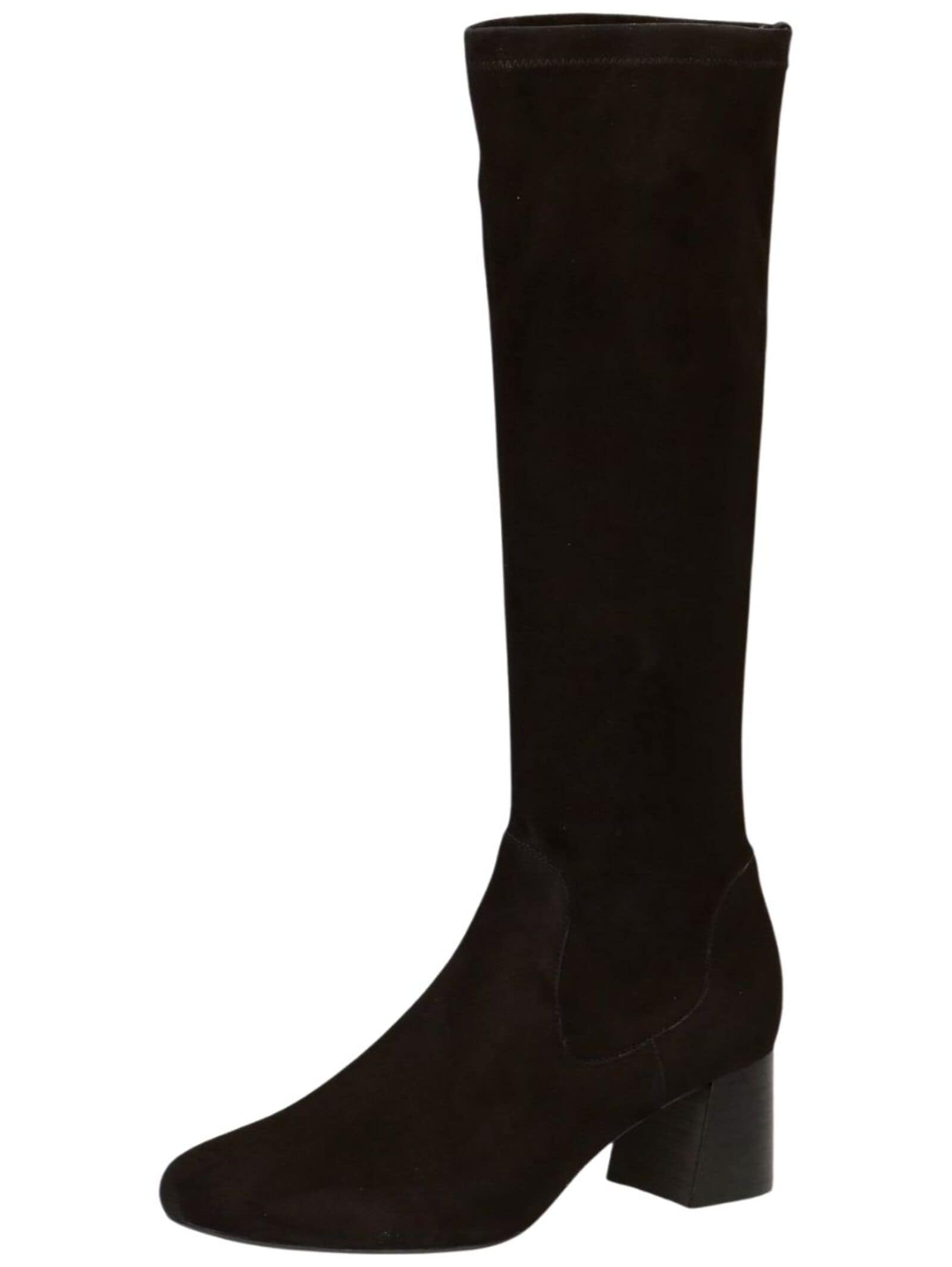 Stiefel PETER KAISER "Peter Kaiser Stiefel Leder", Damen, Gr. 37,5, schwarz, Leder, Schuhe Stiefel