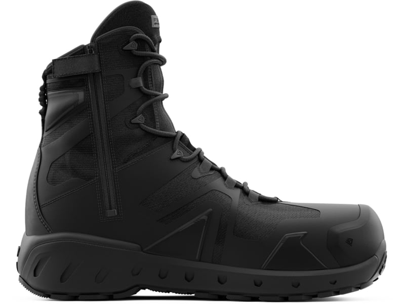 First Tactical AERO-TAC 8in Safety Toe Side-Zip Tactical Boots - Men's Wide Black 14 165926-19-14