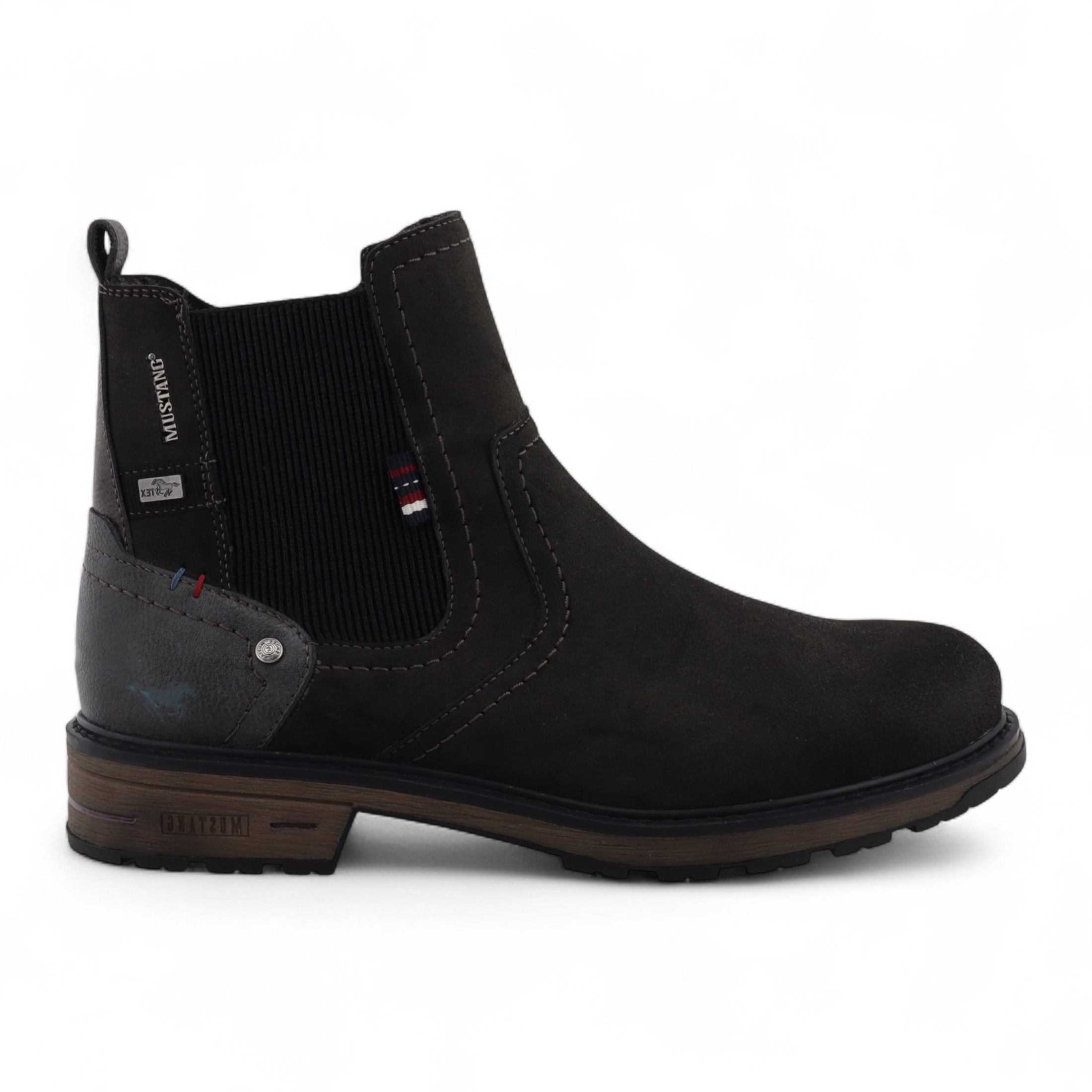 Mustang Herren-Chelsea-Stiefeletten, wasserabweisend, Dunkelgrau Image