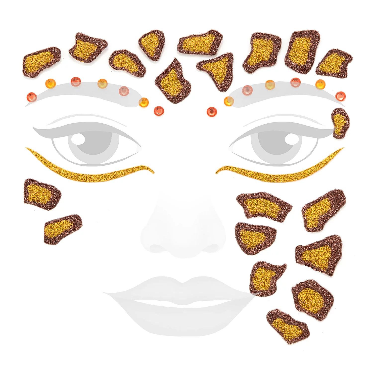 Face-Art-Tattoo Giraffe Image