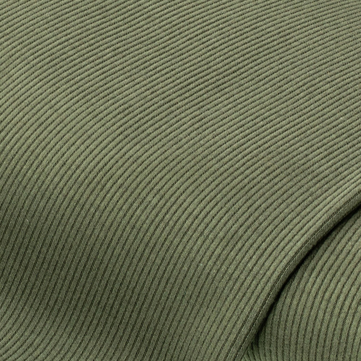 Doubleface Rippjersey mit Nickirückseite, dunkelgrün Image