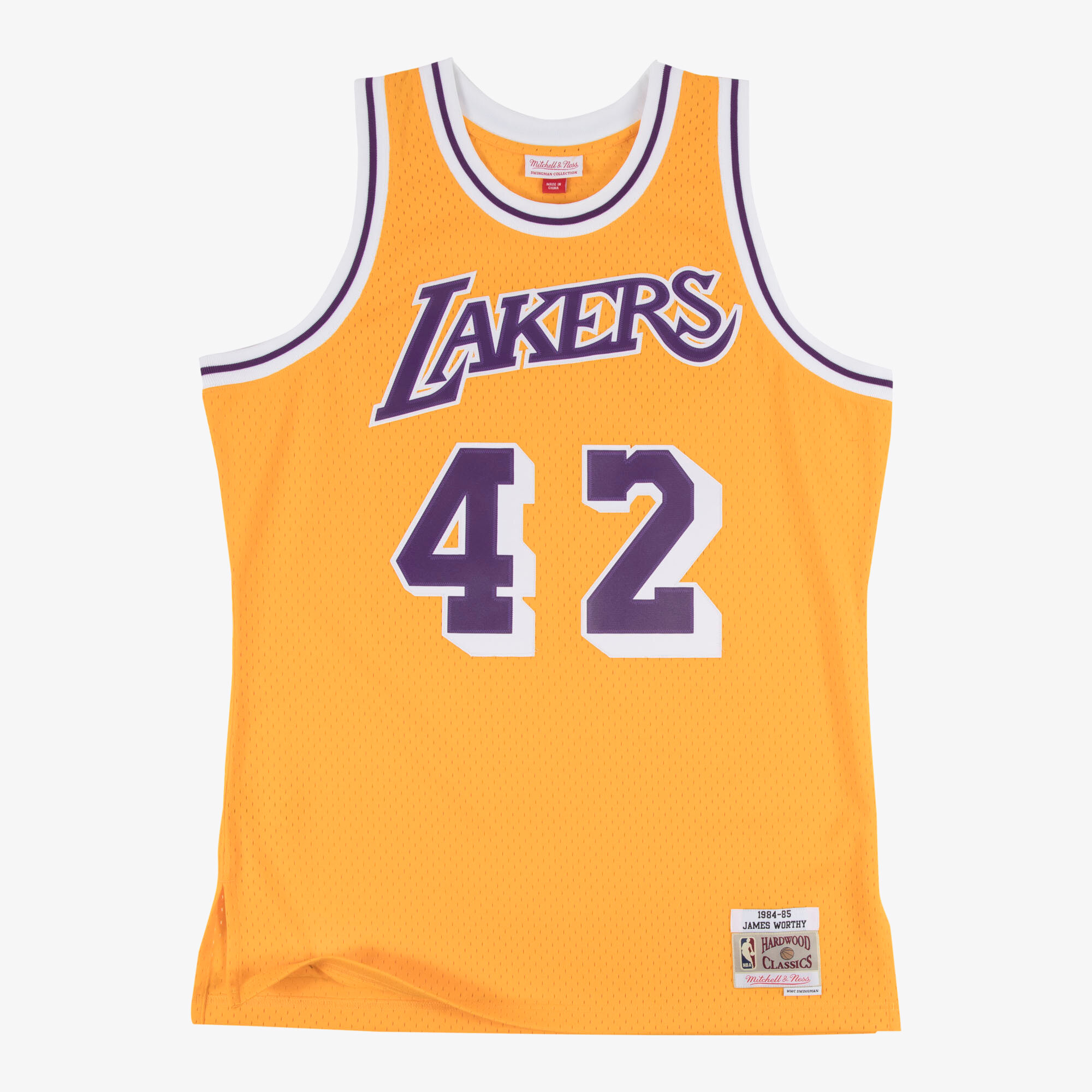 Los Angeles Lakers Mitchell & Ness Swingman-Trikot James Worthy 1984-85 Image
