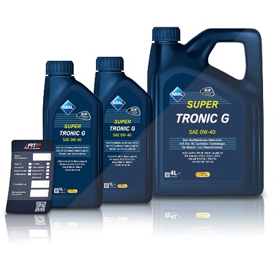 Aral 6 L SuperTronic G 0W-40 + Ölwechsel-Anhänger [Hersteller-Nr. 10803973] Image