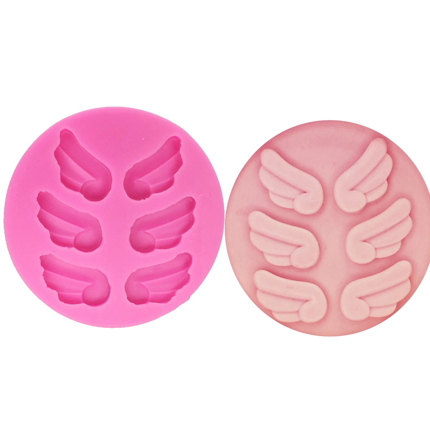 Flügel-Feder-Formen, DIY, handgefertigt, Fondant, Schokoladenform, Kuchen, Dessert, Gummibonbons, Cupcakes, Dekoration Image