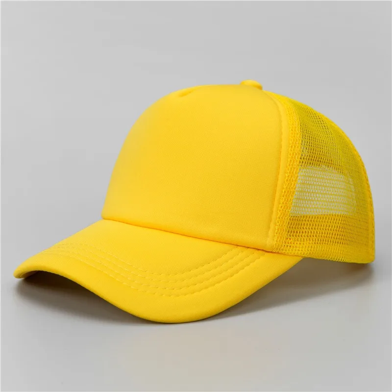 Mehrfarbige Baseballkappe – atmungsaktive Netz-Arbeitsmütze für Restaurantpersonal, Männer, Frauen, Kinder, bestickter, verstellbarer Sonnenhut Image