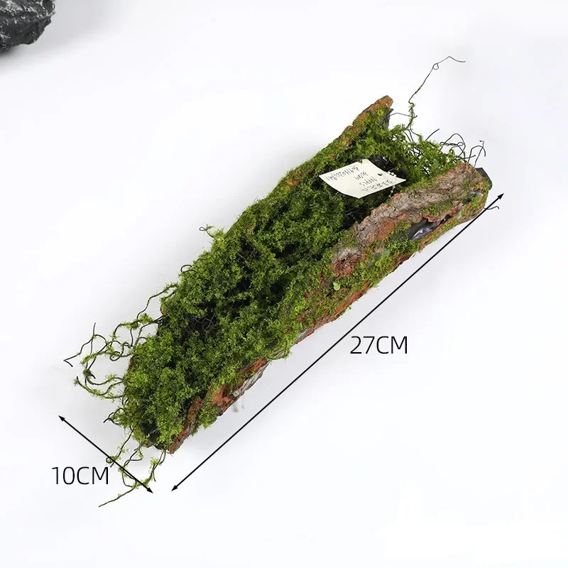 Hausgarten DIY Nachahmung Rinde Moos Pflanzblöcke | Simulation grüner Pflanzen für Gartendekoration Image