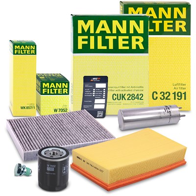 Mann-filter Inspektionspaket Set B [Hersteller-Nr. 40975518] für VW