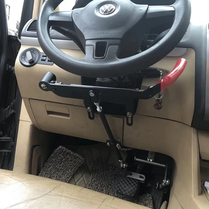 Behinderte Menschen fahren Auto-Assistive-Gerät Handgesteuertes Fahrgerät Auto-Assistive-Gerät neues Modell Image