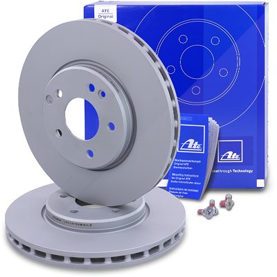 Ate 2x Bremsscheibe Vorderachse Belüftet [Hersteller-Nr. 24.0128-0106.1] für Chrysler, Mercedes-Benz Image