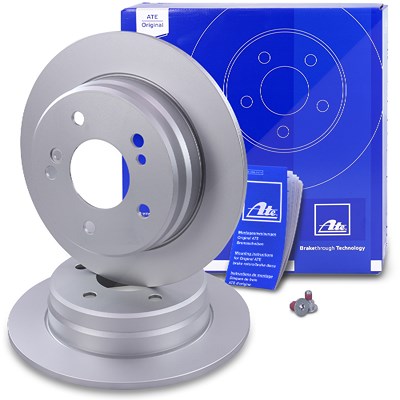 Ate 2x Bremsscheibe Hinterachse Voll [Hersteller-Nr. 24.0109-0120.1] für Mercedes-Benz Image