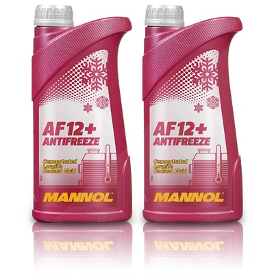 Mannol 2x 1 L Antifreeze AF12+ Longlife Kühlerfrostschutzmittel [Hersteller-Nr. MN4112-1] Image