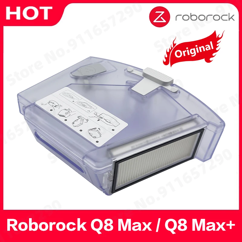Original Roborock Q8 Max Q8 Max+ Ersatzteile Ultron Lite-Mülleimer HEPA-Filter Wassertank Combo-Einheit Zubehör Image