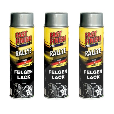 Fast Finish 3x 500ml RALLYE Felgenlack Silber [Hersteller-Nr. 292842] Image