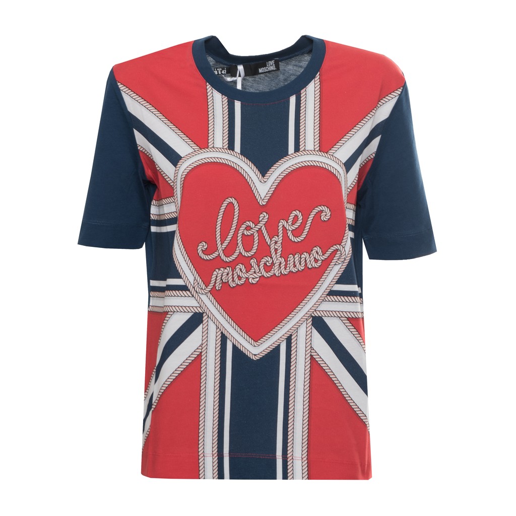 Union Jack Herz Grafik T-Shirt Image