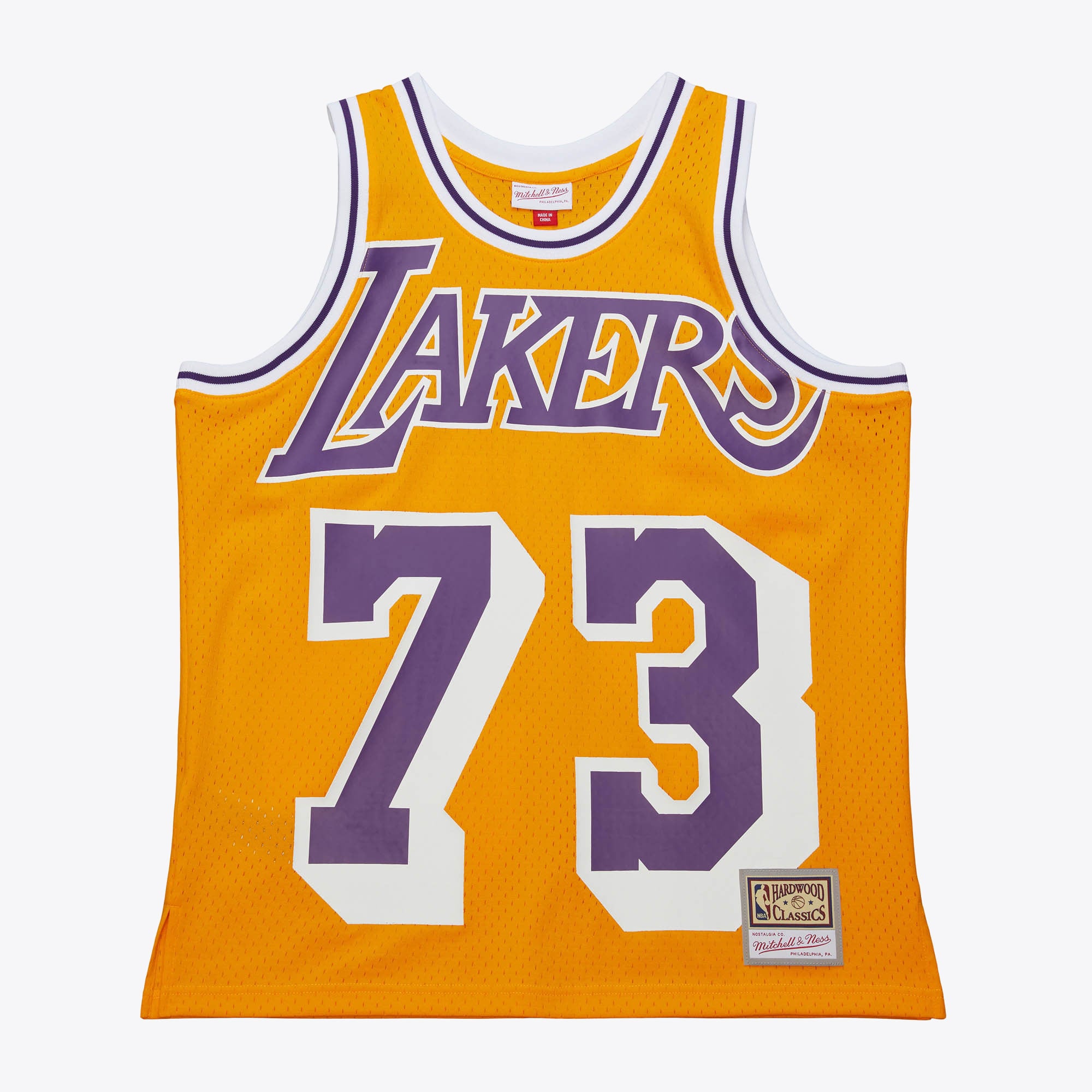 Maillot Maxxed Out Los Angeles Lakers 1998 Mitchell & Ness – Jaune – Dennis Rodman - Homme Taille: S