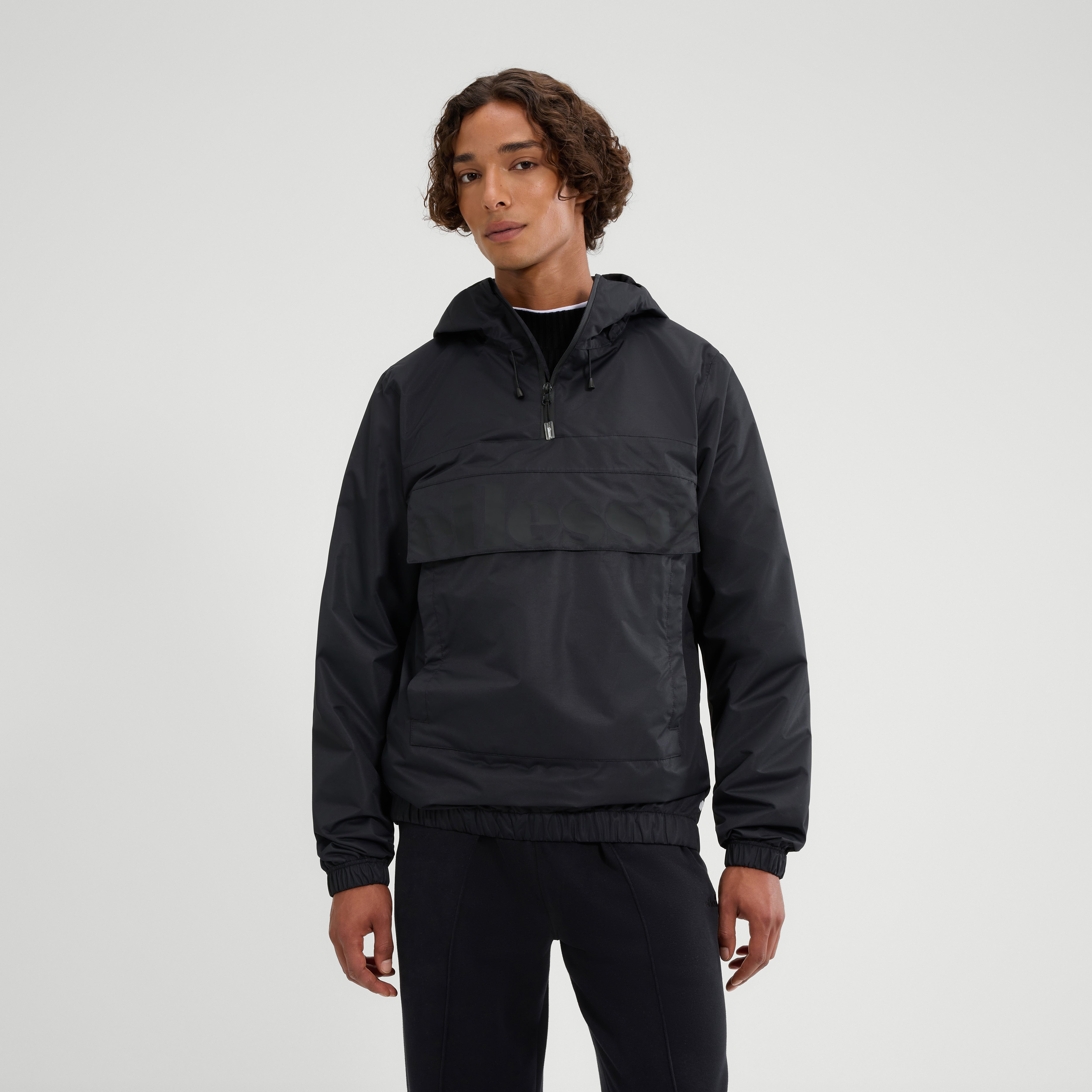 Ellesse Mens All Terrain Mont OH Jacket - Black - Size X-small | Ellesse Sale | Discount Designer Brands