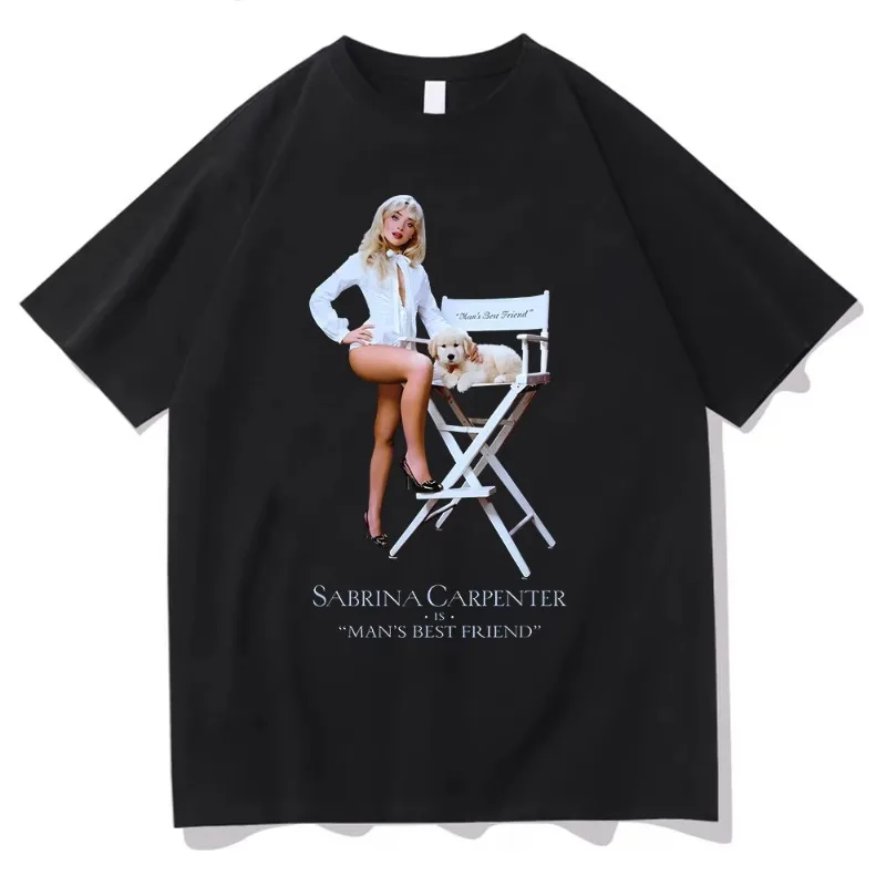 Sabrina Carpenter Beste Freund T-Shirt Frauen Sommer Weibliche Y2K Kleidung Frauen Baumwolle Harajuku Mode Casual Streetwear T-shirts Tops