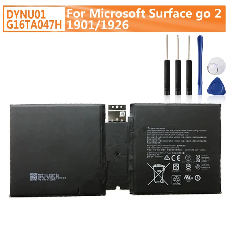 NEUER Ersatzakku DYNU01 G16TA047H für Microsoft Surface Go 2 1901/1926 Laptop-Akku 3500 mAh mit Werkzeug Image