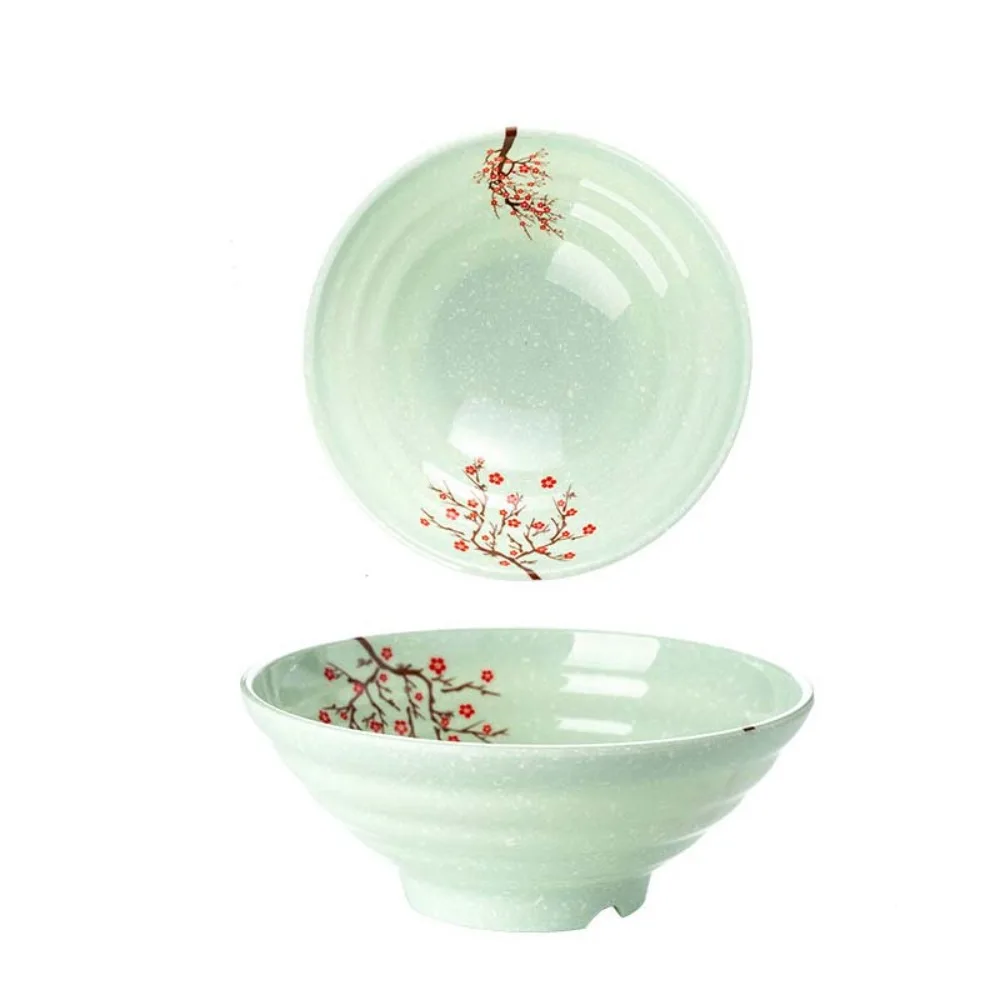 Geschirr Nachahmung Keramik Melamin Ramen Schüssel Japanischen Stil Anti-fallen Nudel Schüssel Große Kapazität Suppe Schüssel Hotels Image