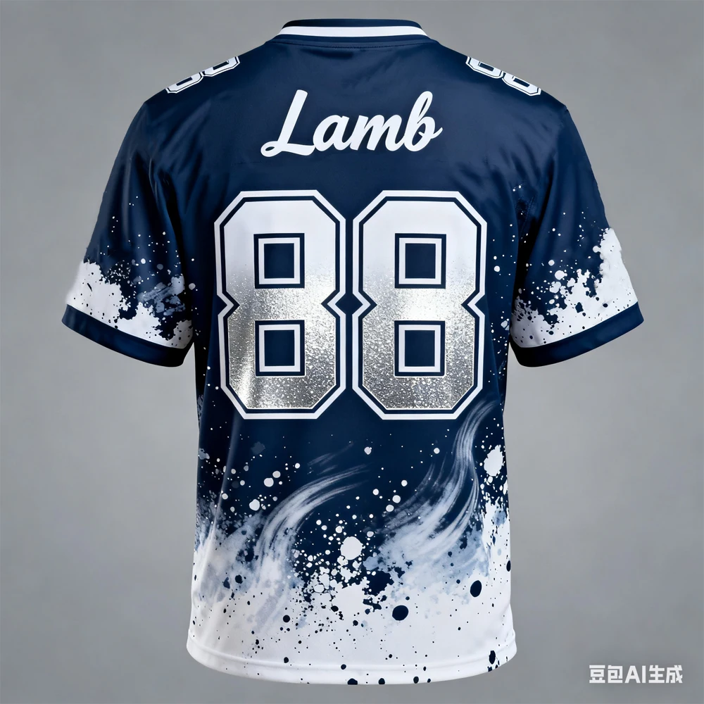 Mens CeeDee Lamb Special Edition Rugby Shirt #88 USA Football T-shirt Youth Kids Training Rugby Breathable Sport Tee Tops