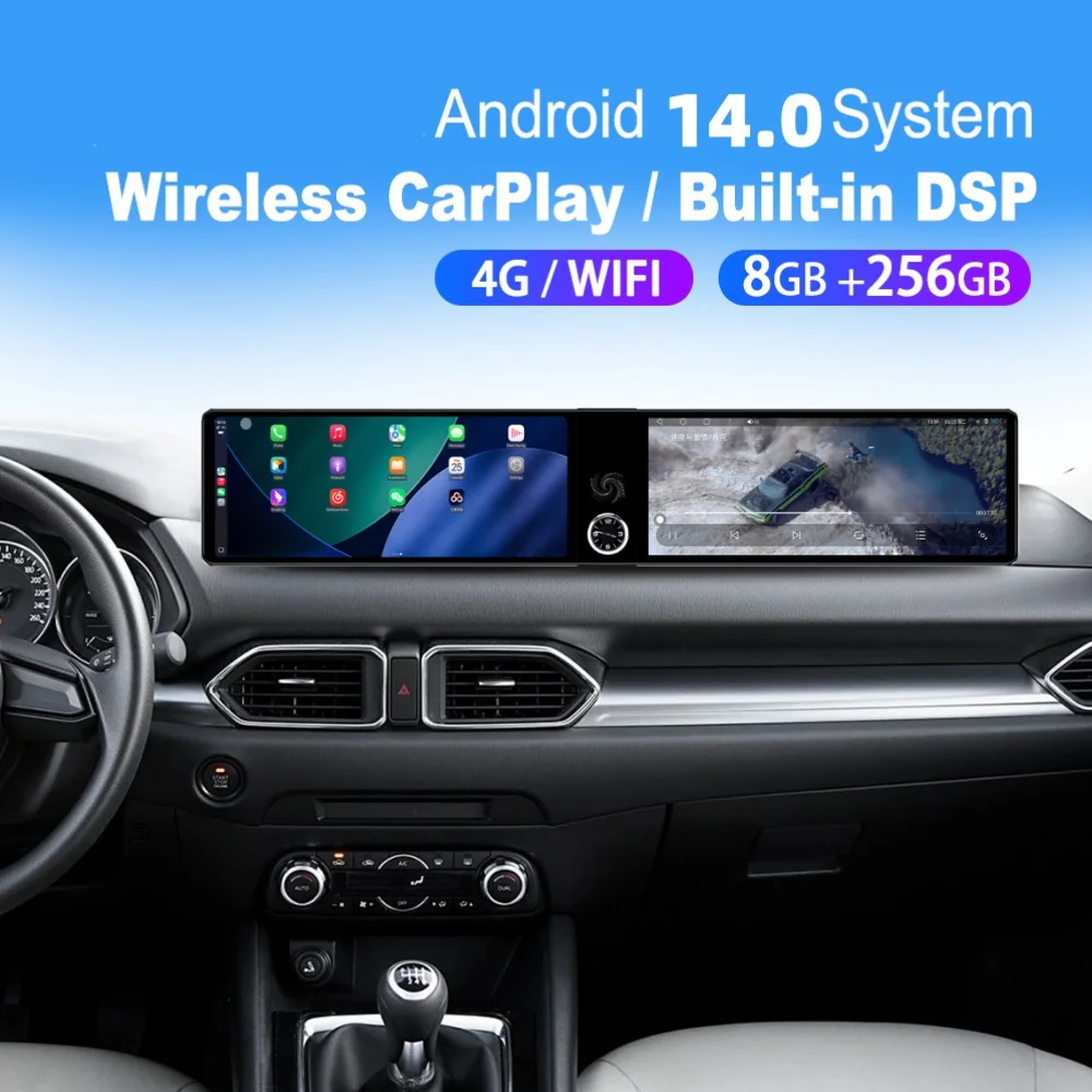 12,3 "Dual Qualcomm Carplay Android Auto Multimedia Automotive Für Mazda CX-5 CX5 2017-2025 GPS Navigation Auto radio Kopf Einheit Image