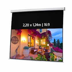 KIMEX - Motorleinwand 2,20 x 1,24m - Format 16:9 Image