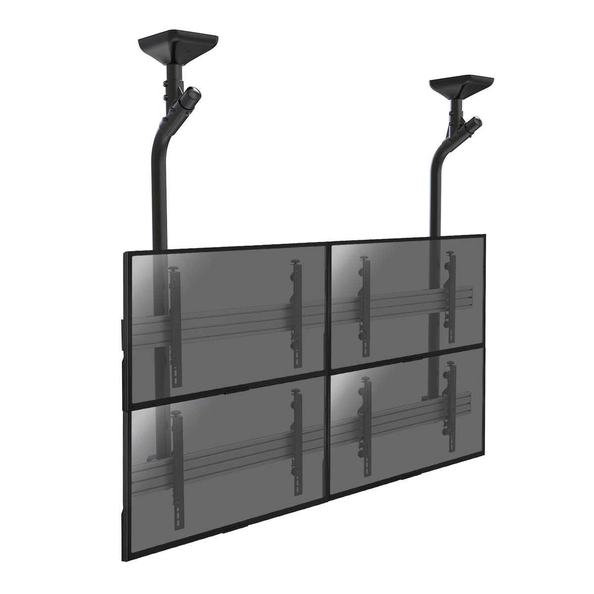 KIMEX - Deckenhalterung Videowand für 4 TV-Bildschirme 45''-55'' Image