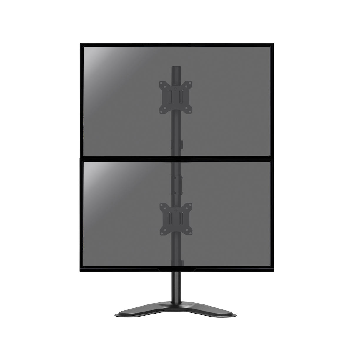KIMEX - Desktop-Halterung für 2 PC-Monitore 17"-32", Vertikale Richtung Image