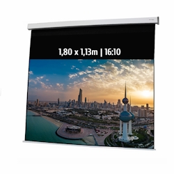 KIMEX - Motorleinwand 1,80 x 1,13m - Format 16:10 Image