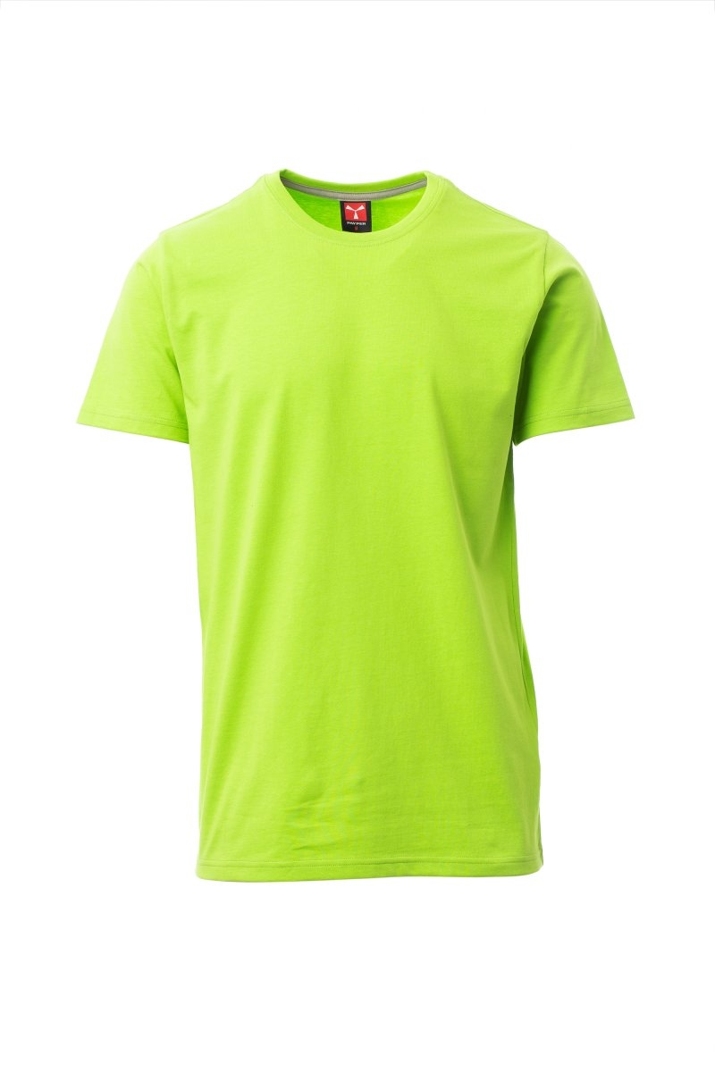 PAYPER T-Shirt SUNRISE – Kurzarm-Shirt aus Baumwolle mit Rundhalsausschnitt und angenehmer Passform sauergrün XL Image